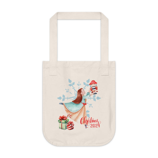 Nutcracker Ballet Christmas 2024 (A) - Organic Canvas Tote Bag