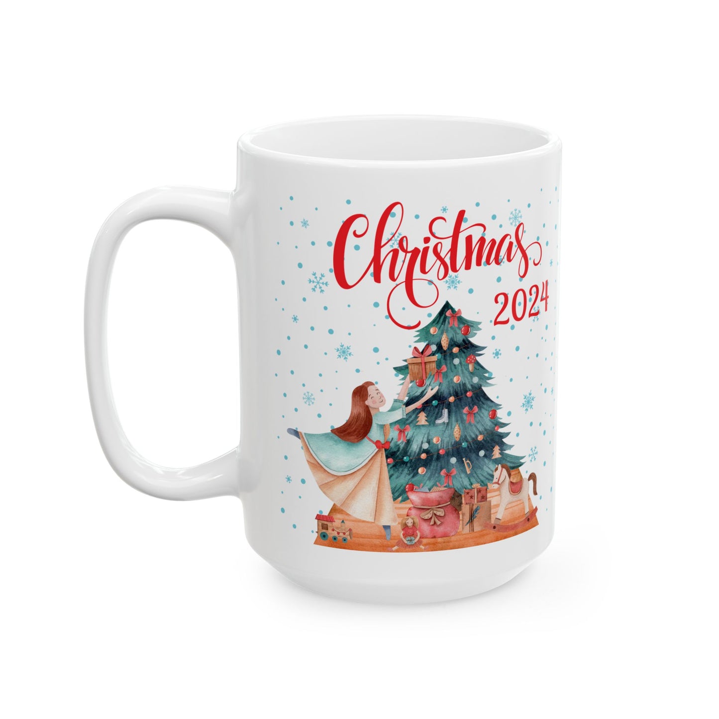 Nutcracker Ballet Christmas 2024 (B) - Ceramic Mug, (15oz)