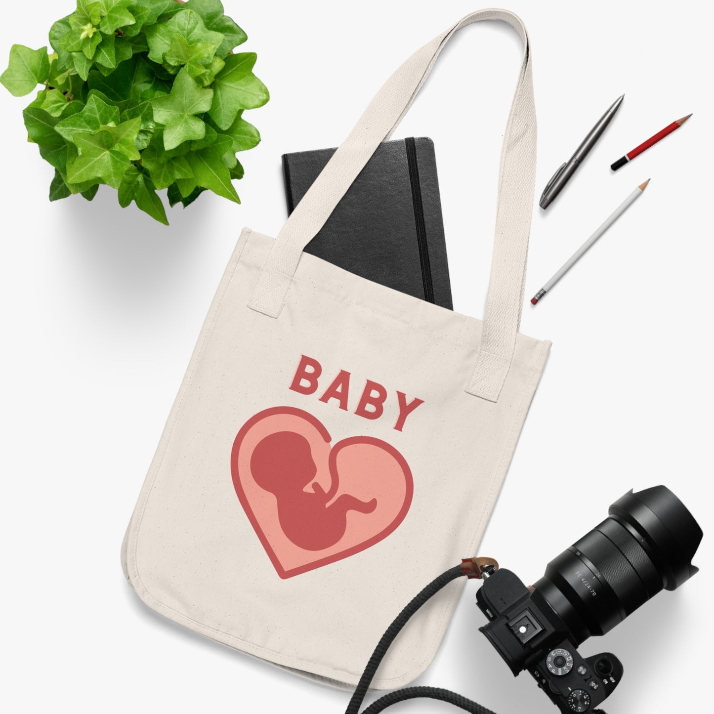 Baby - Organic Canvas Tote Bag