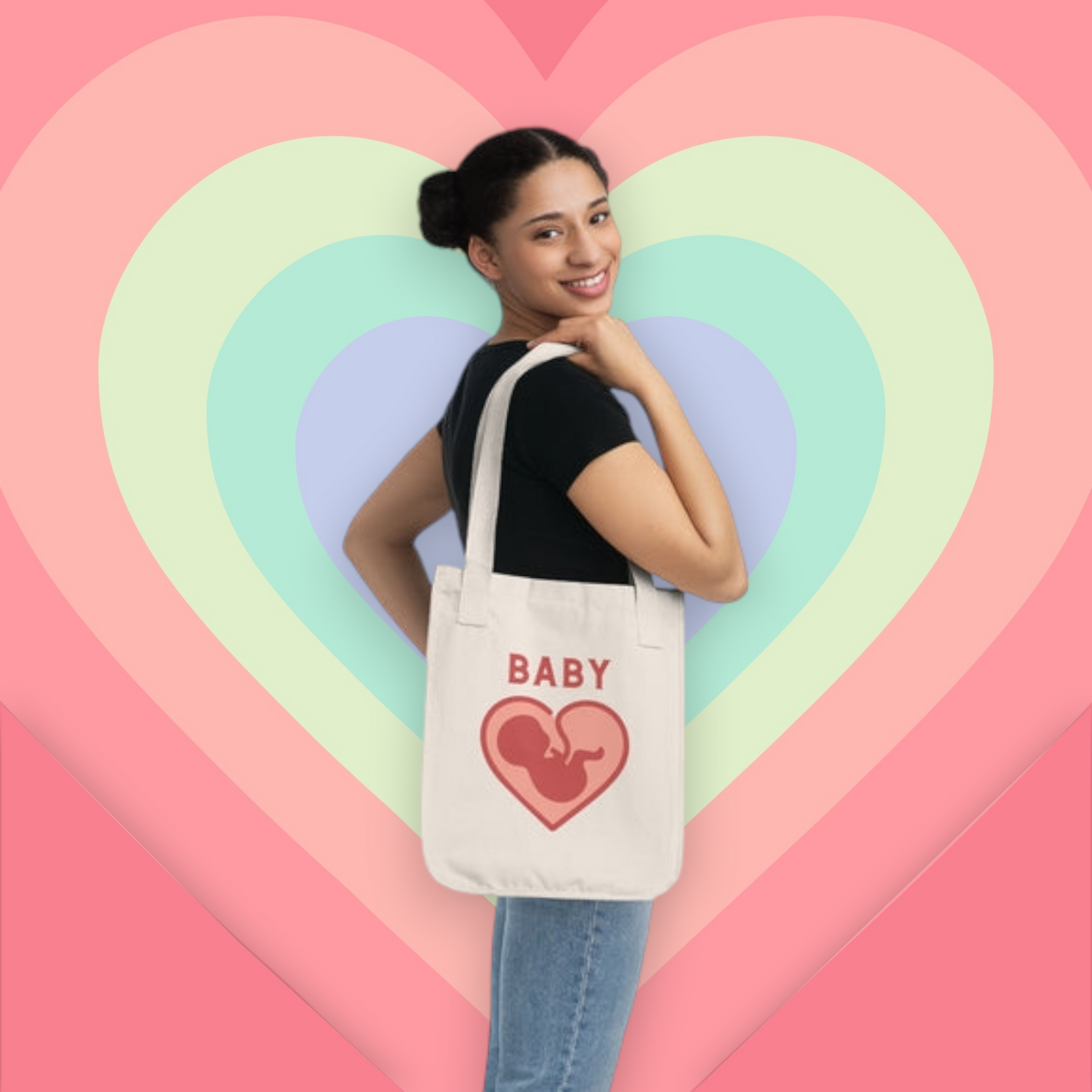 Baby - Organic Canvas Tote Bag